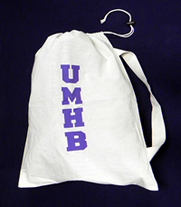 UMHB Cotton Laundry Bag