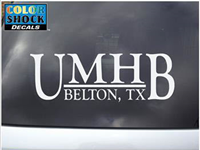 UMHB Belton Decal