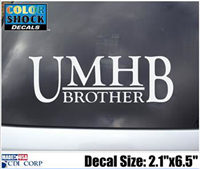 UMHB Brother Decal