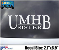 UMHB Sister Decal