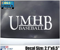 UMHB Baseball Decal
