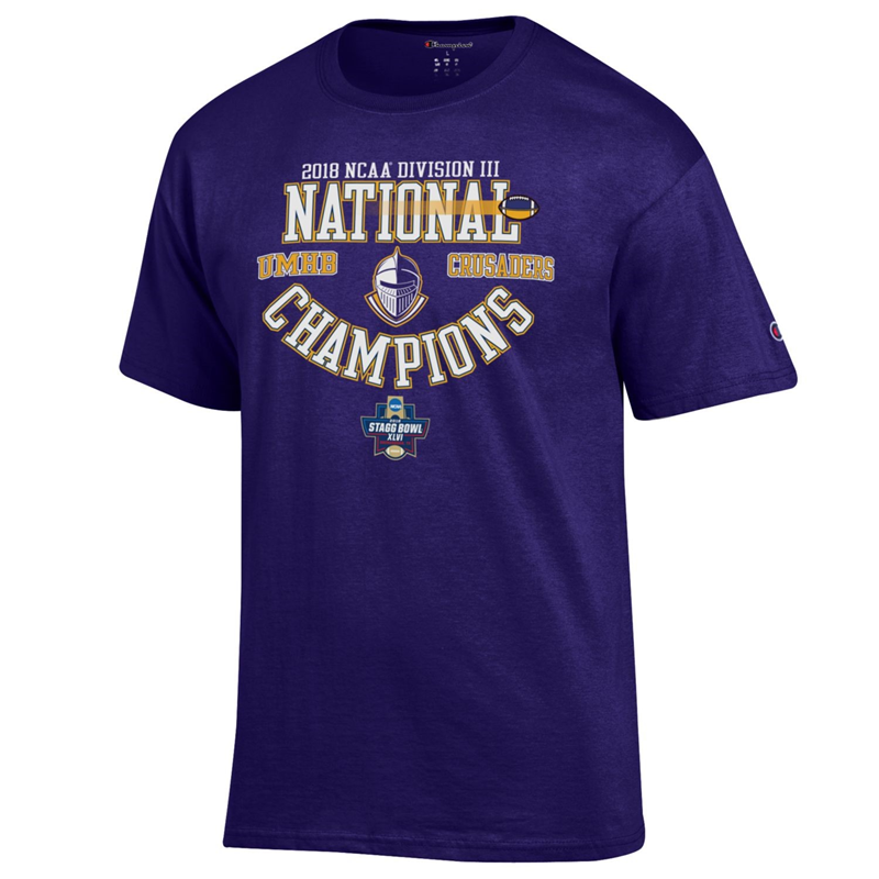 2018 National Champs Short Sleeve Tee | UMHB Campus Store