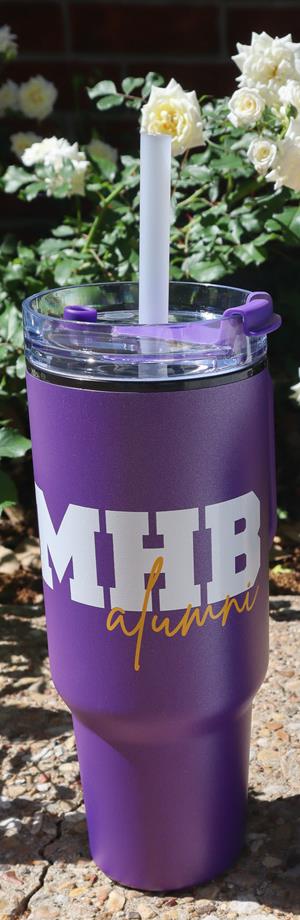 Alumni Purple Tumbler