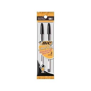 Bic Stic 2 Pk Black - main view