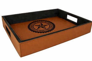 Catania Medallic Eco Leather Serving Tray