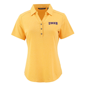 CB LADIES FORGE ECO RECYCLED POLO -  gold