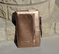 Compact Padfolio Notebook W/Zipper Pocket