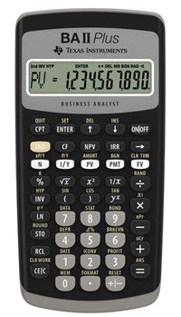 Calculator TI-BAII Plus