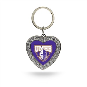 Jardine Rhinestone Heart Key Chain - main view