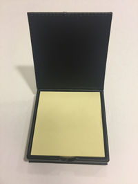 LEATHER POST IT HOLDER