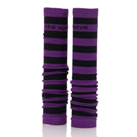Med Sleeves Knitted Purple And Black