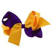 Miss Ashley's Two Tone Curly Fluff Large Bow