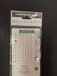 Scantron 815-E Bag
