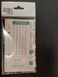SCANTRON 815-E BAG