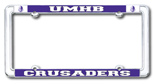 Strand Art Crusaders License Plate Frame - main view