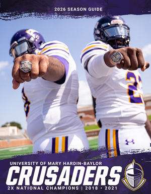 UMHB 2026 Football Season Guide* - cover photo