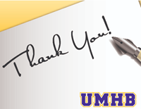 UMHB Thank You Note Cards