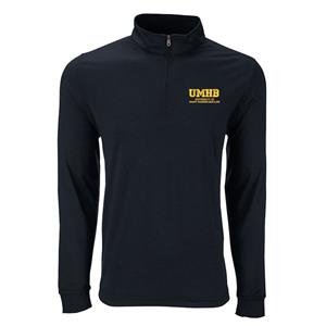 ZEN 1/4 ZIP MENS -  black